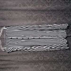 Black and white maxi Skirt